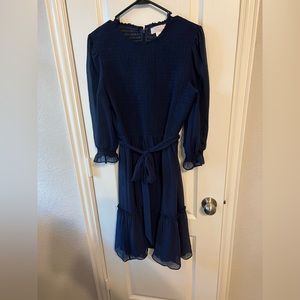 Rachel Parcell Navy Midi Dress